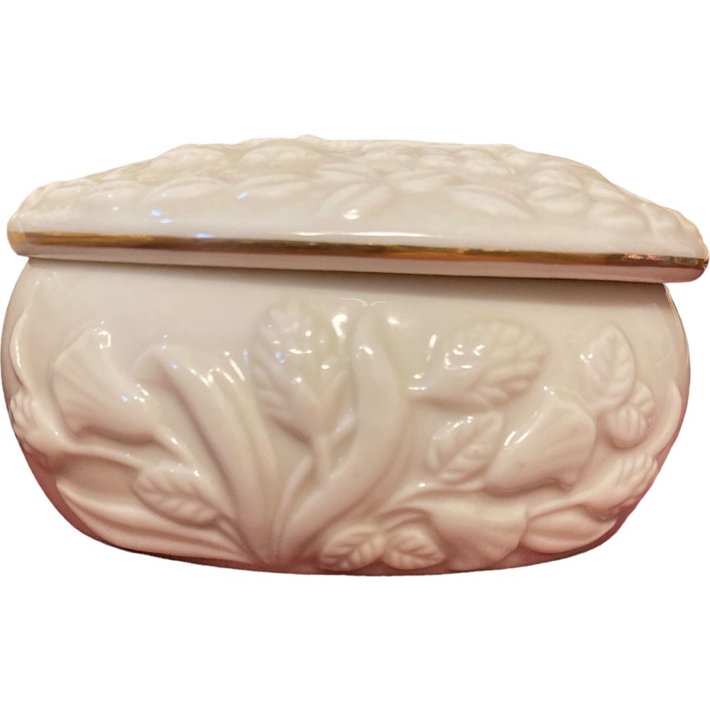 LENOX 2-piece vase + jewelry box set - Picture 4 of 8